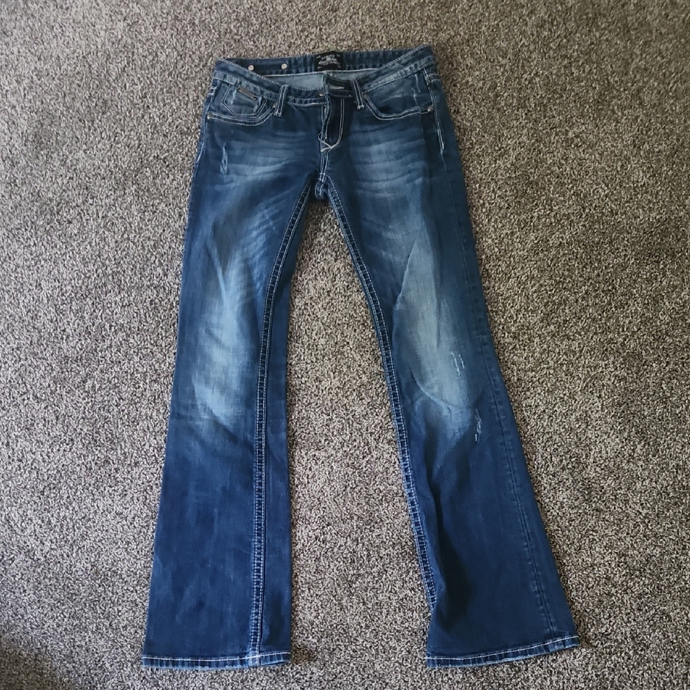 Express Women's Boot Cut Jeans in Indigo